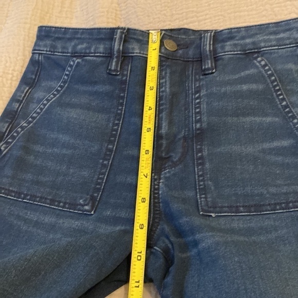 American Eagle blue denim super hi rise Jegging next level stretch . - Picture 6 of 13